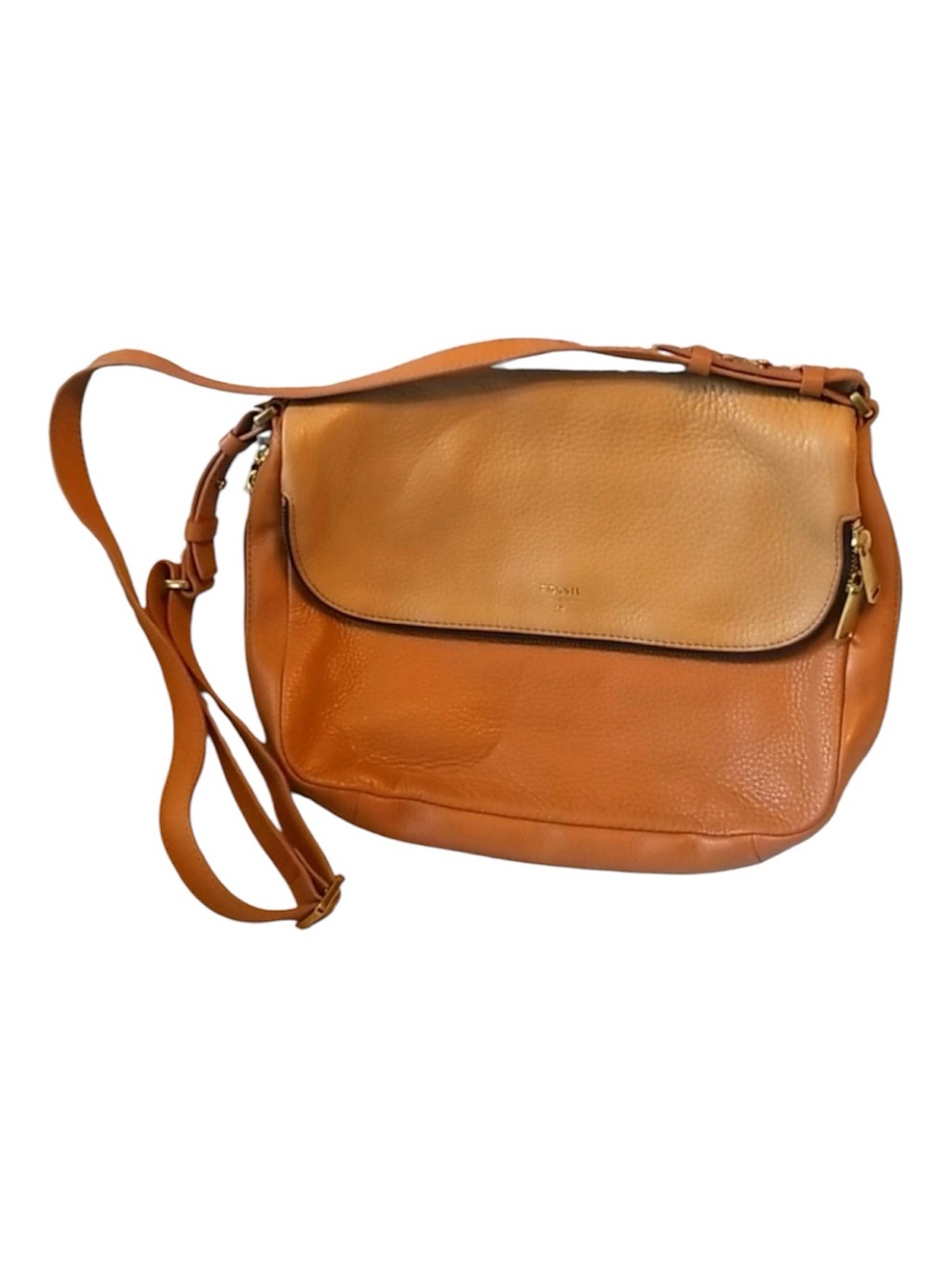FOSSIL Preston Crossbody Bag Genuine Leather Purse Like New